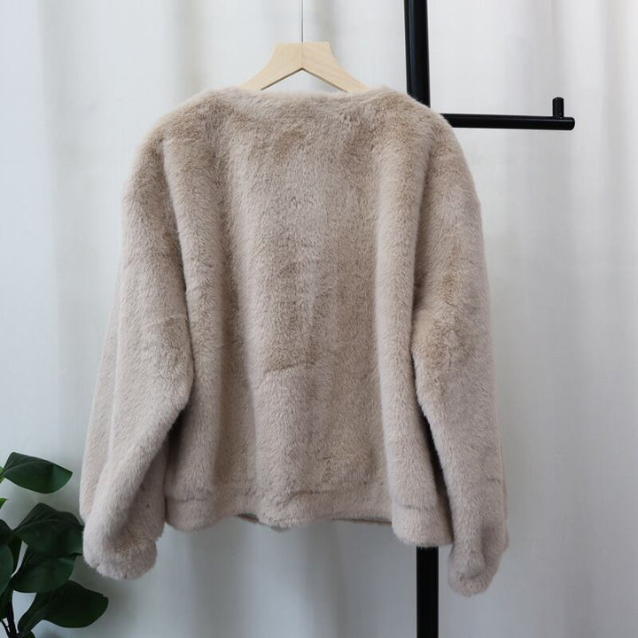 【outer】ファーショートコート　M27173