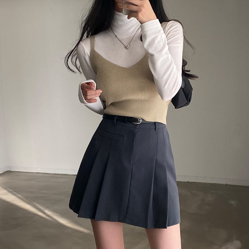 【tops】ニットキャミソール　M26659