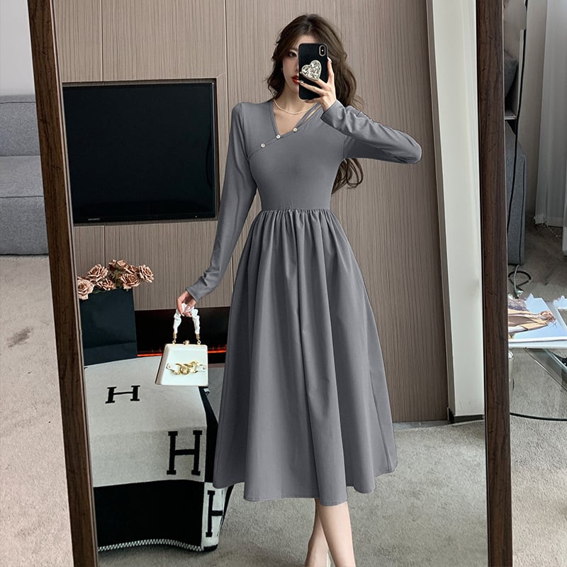 【dress】絶対欲しい ファッションシンプルワンピース　M17322