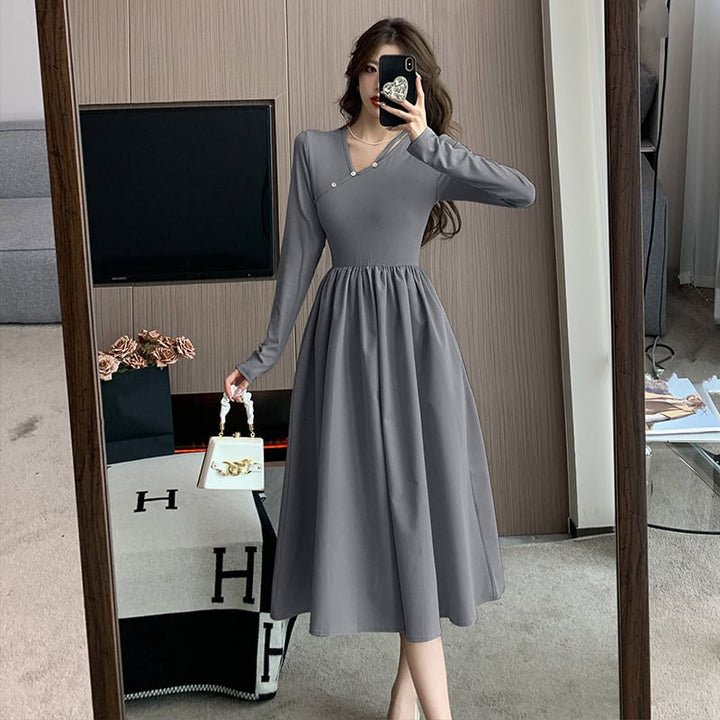 【dress】絶対欲しい ファッションシンプルワンピース　M17322