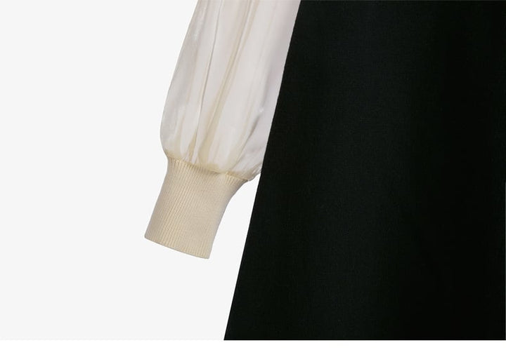 【dress】切り替えワンピース　M25518