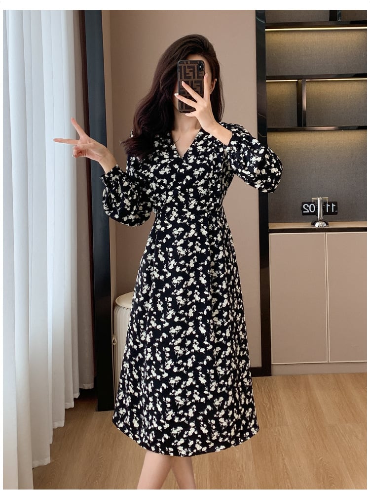 【dress】今季マストバイスウィート花柄ワンピース　M17301