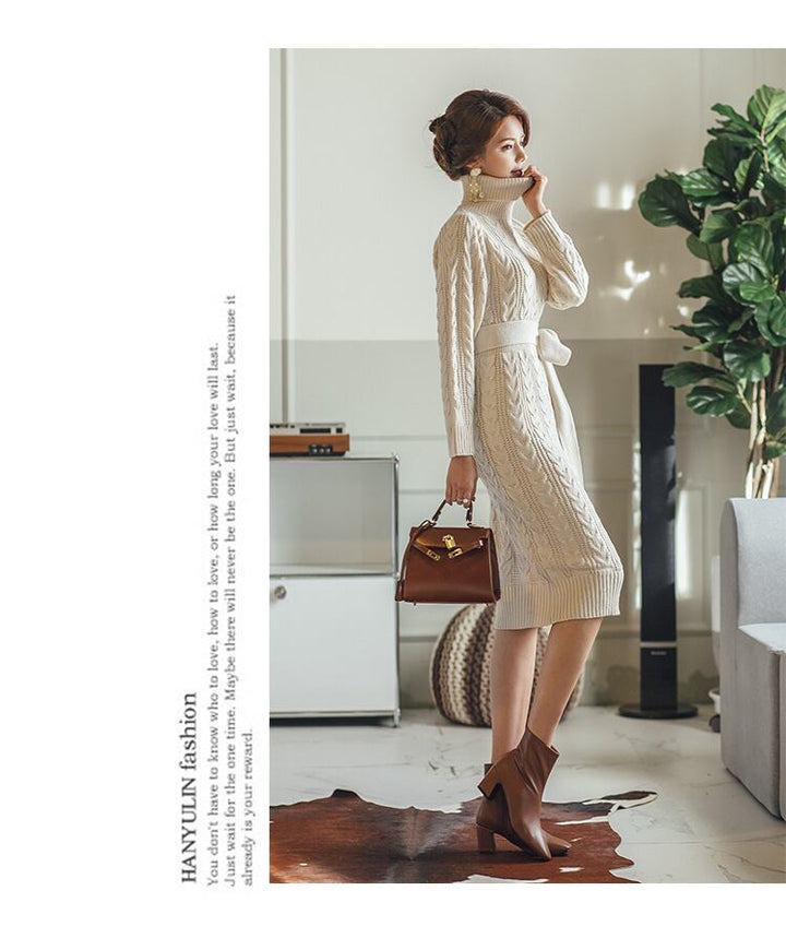 【dress】ハイネックワンピース　M18805