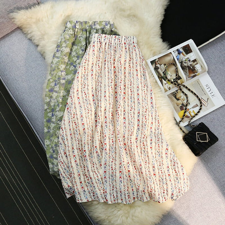 【bottoms】プリントスカート　M23940