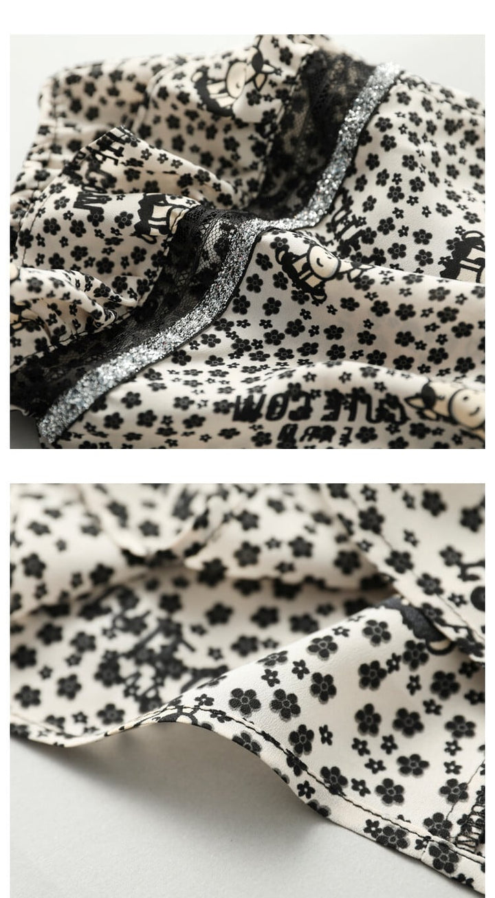 【dress】人気を独占中 カジュアル花柄ワンピースゆったり　M16860