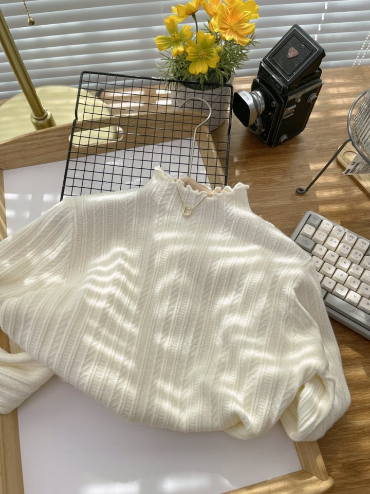 【tops】ニットトップス　M26685