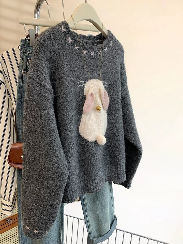 【tops】クルーネックニットセーター　M29271