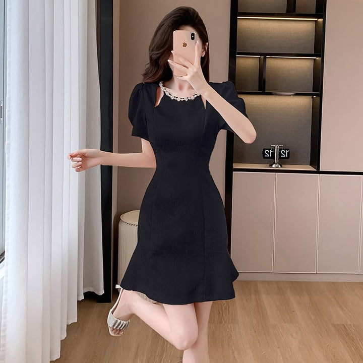 【dress】ビジューワンピース　M24453