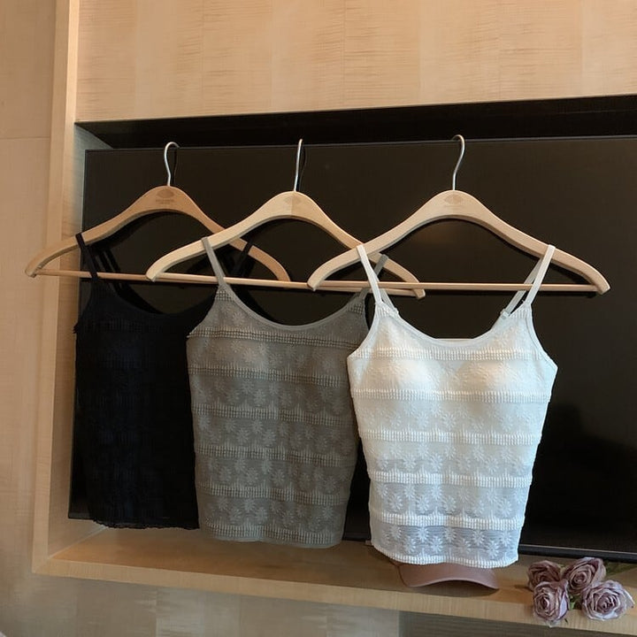 【tops】レースキャミソール　M24382