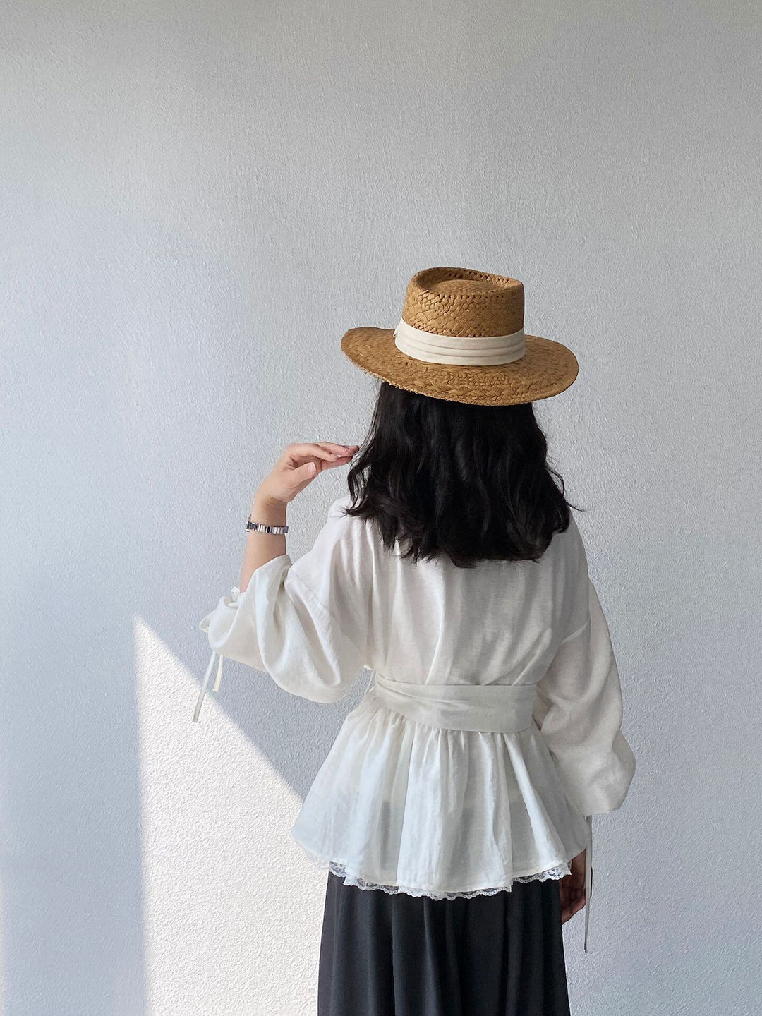 【tops】レースドッキングトップス Q8244