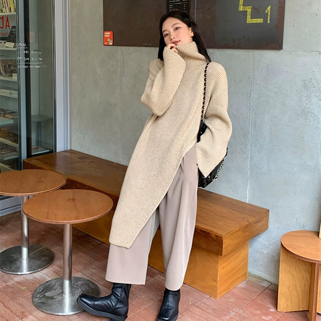 【dress】ハイネックニットワンピース 　N2270