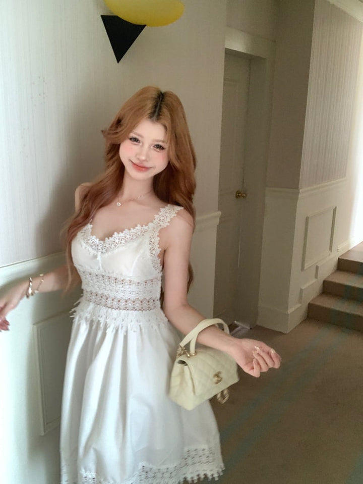 【dress】レースキャミワンピース　M24503