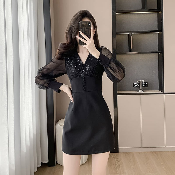 【dress】チュールワンピース　M20800