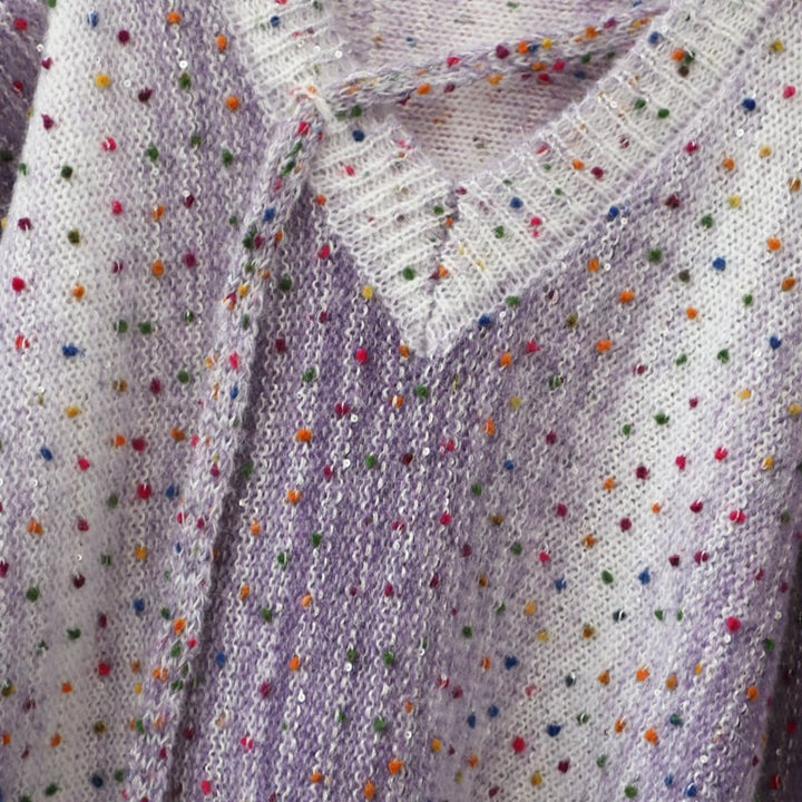 【tops】キラキラニットセーター　M27524