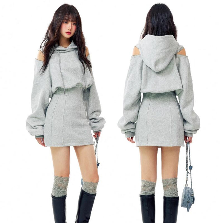 【dress】オフショルミニワンピース Q7338