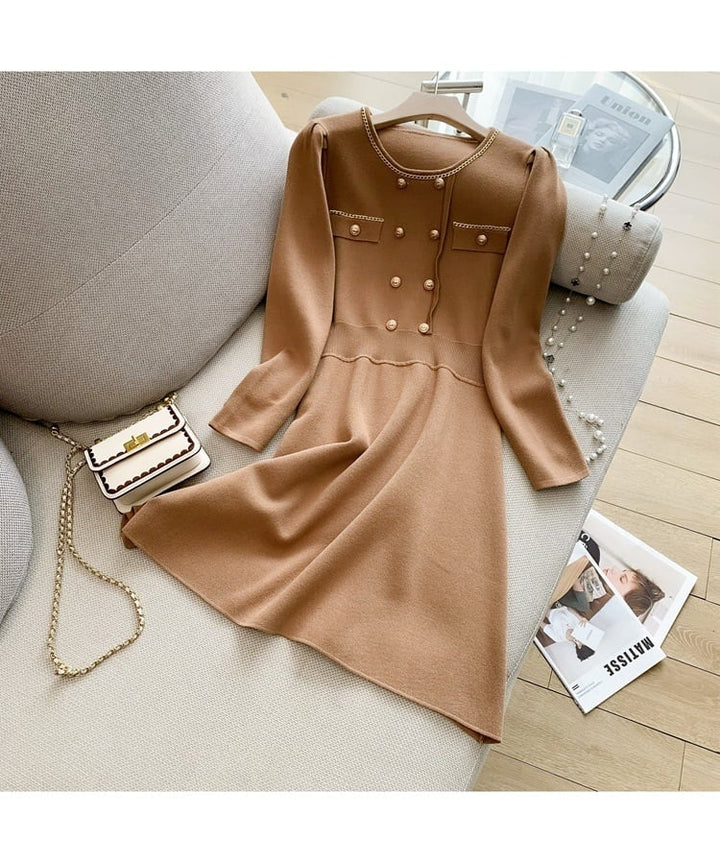 【dress】ニットワンピース　M25486