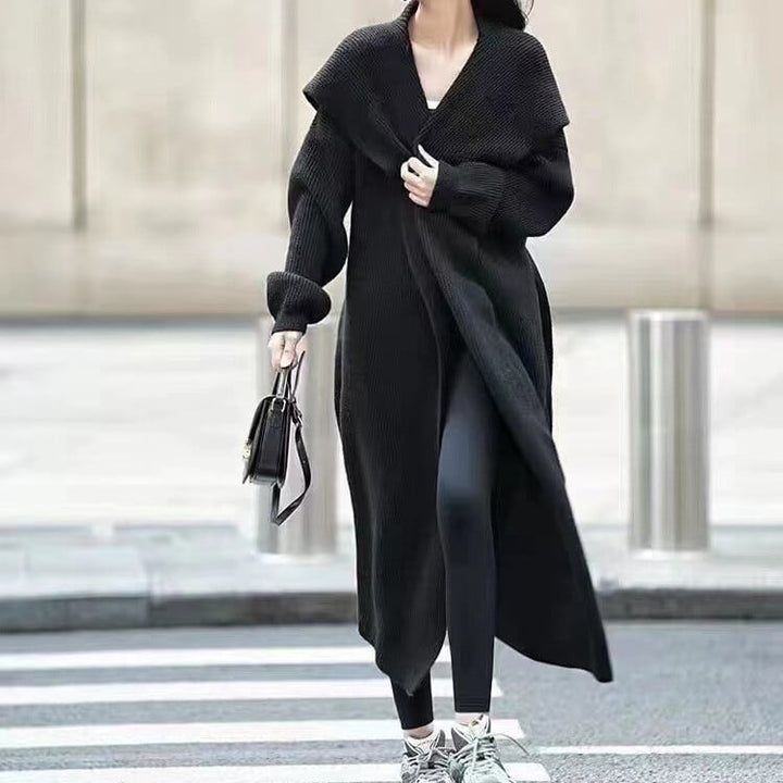 【outer】ロング丈ニットカーデ　M26717