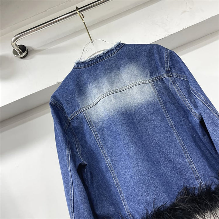 【outer】フェザーデニムジャケット　M18124