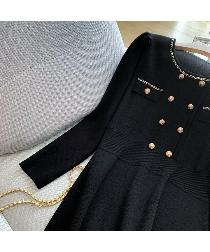 【dress】ニットワンピース　M25486