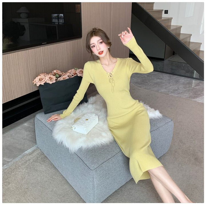 【dress】ニットワンピース　M18562