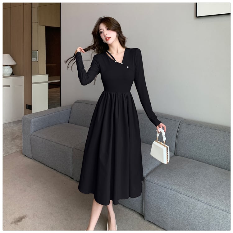 【dress】絶対欲しい ファッションシンプルワンピース　M17322