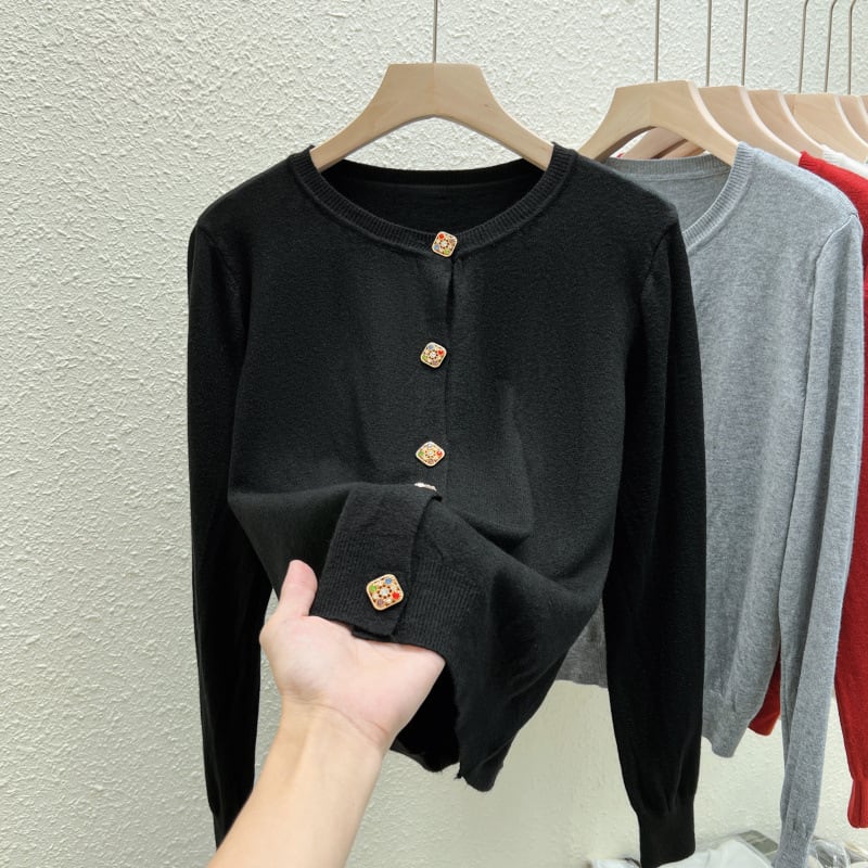 【outer】ニットカーデ　M26512