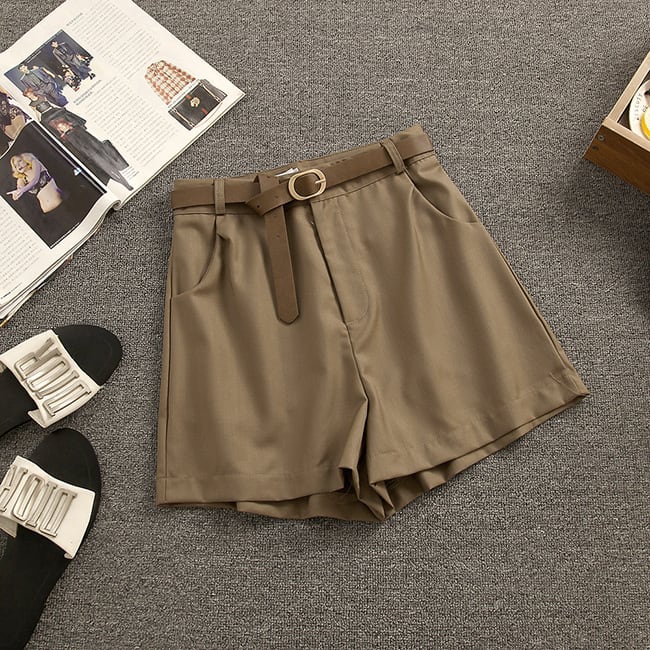 【set】ニットトップス+ショートパンツセットアップ　M17216