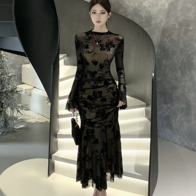 【dress】マーメイドワンピース　M26643