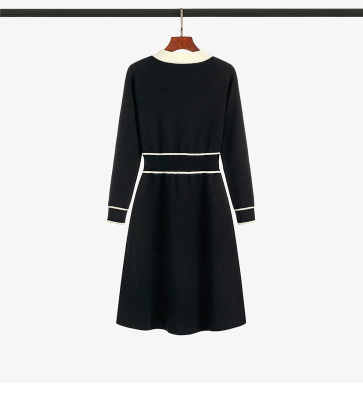 【dress】リボンニットワンピース　N3353