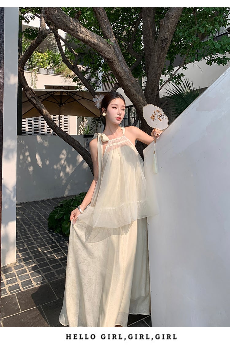 【dress】ホルターネックワンピース　M24764