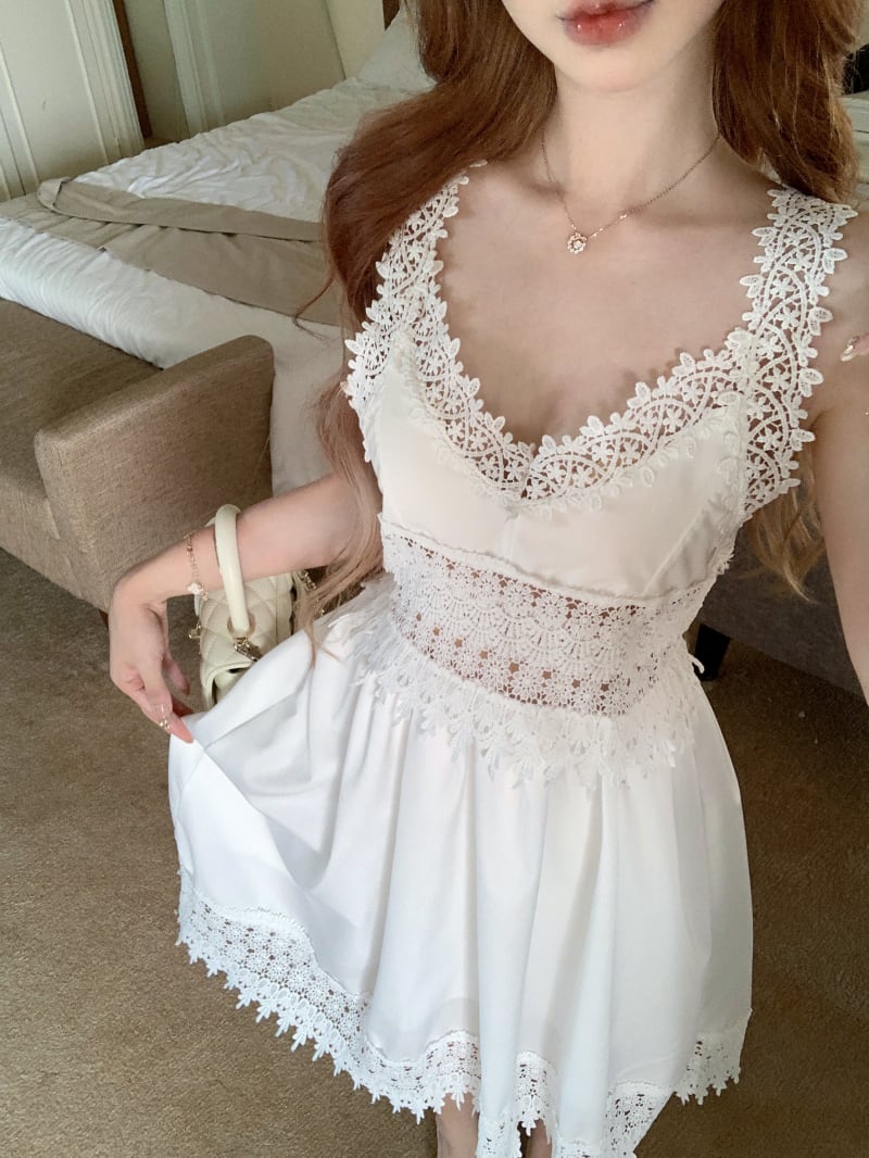 【dress】レースキャミワンピース　M24503