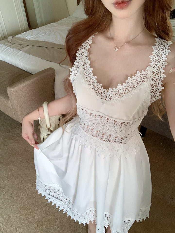 【dress】レースキャミワンピース　M24503
