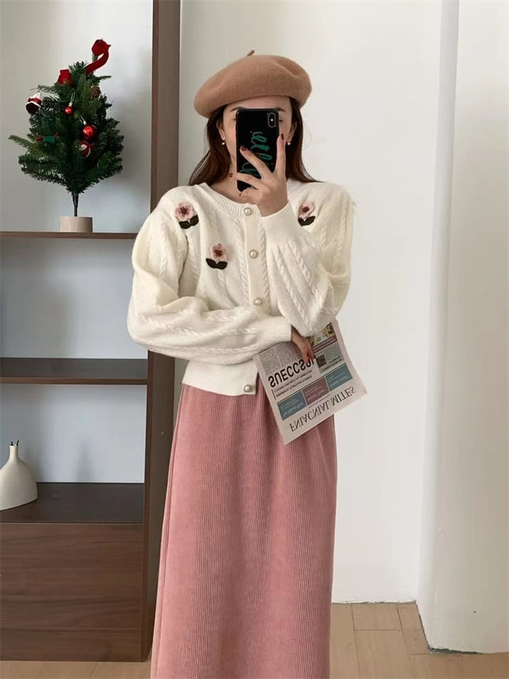 【outer】ニットカーデ　M25975