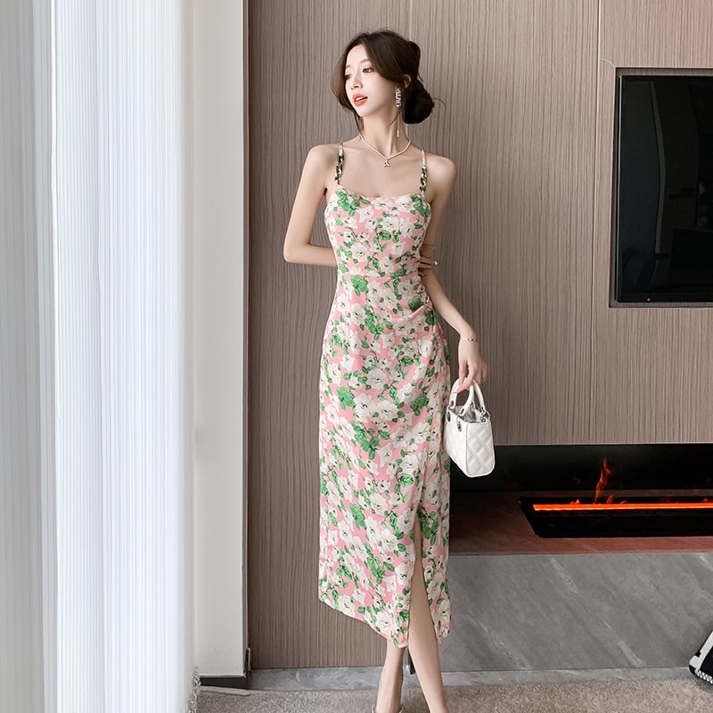 【dress】花柄キャミワンピース　M22472