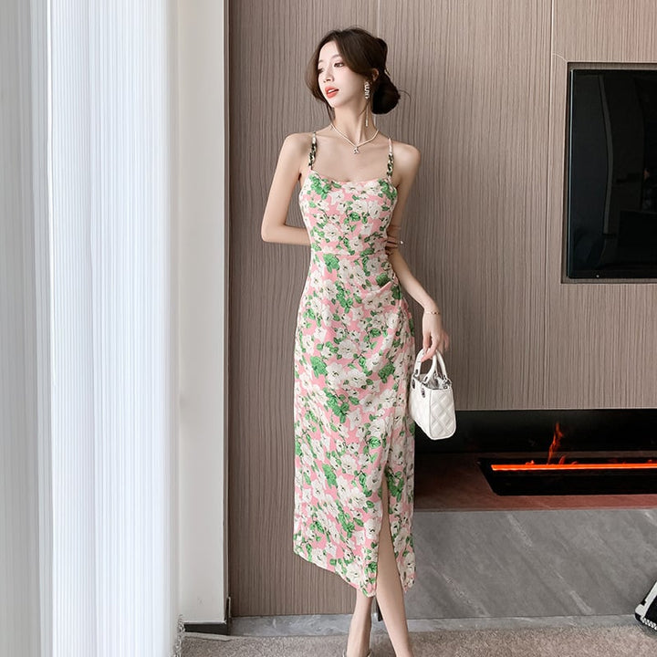 【dress】花柄キャミワンピース　M22472