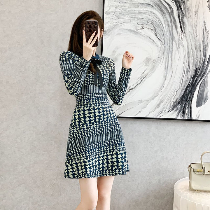 【dress】ジャカードワンピース　M25510