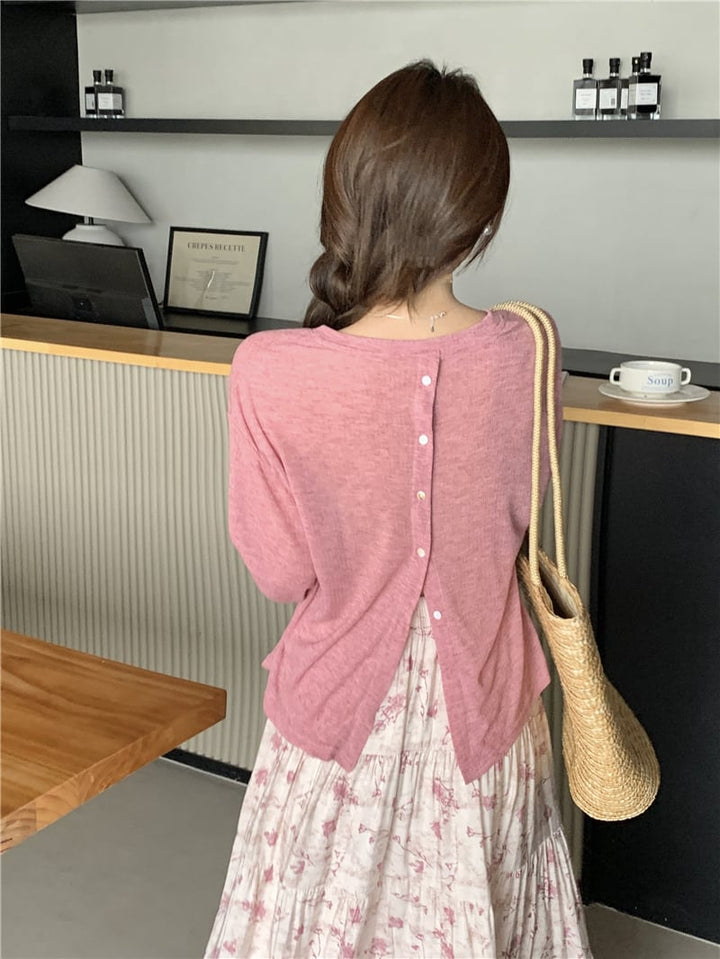 【set】長袖Tシャツ×花柄スカートセット　M23900