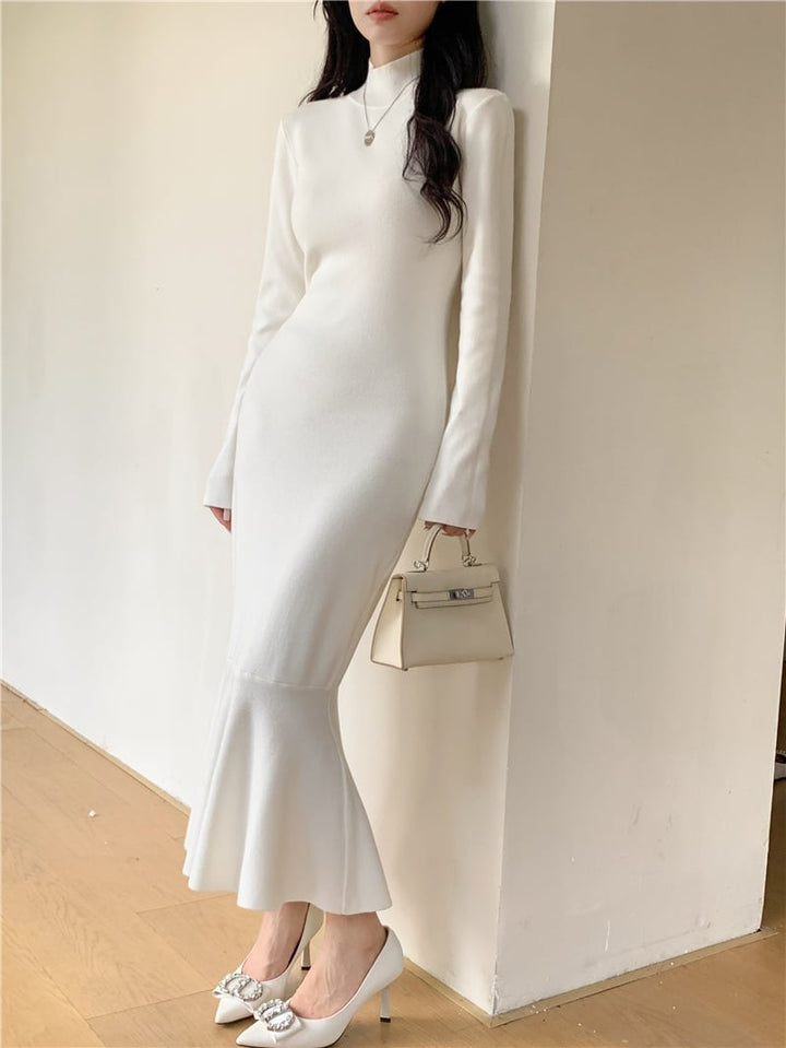 【dress】マーメイドニットワンピース　M26996