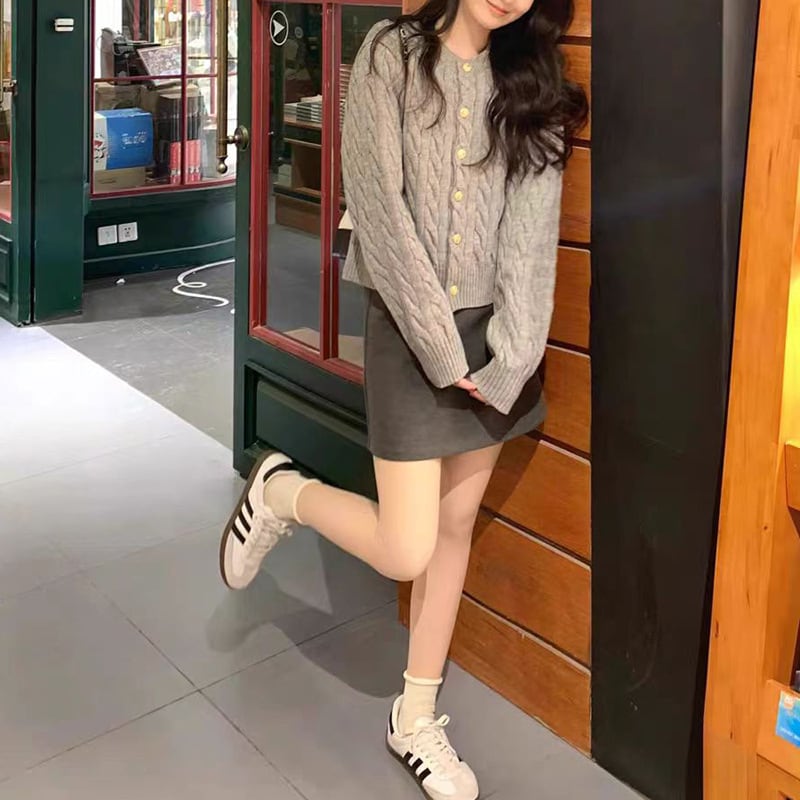 【outer】ニットカーデ　M26286