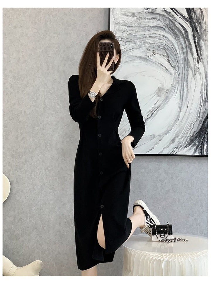 【dress】ニットワンピース　M25381