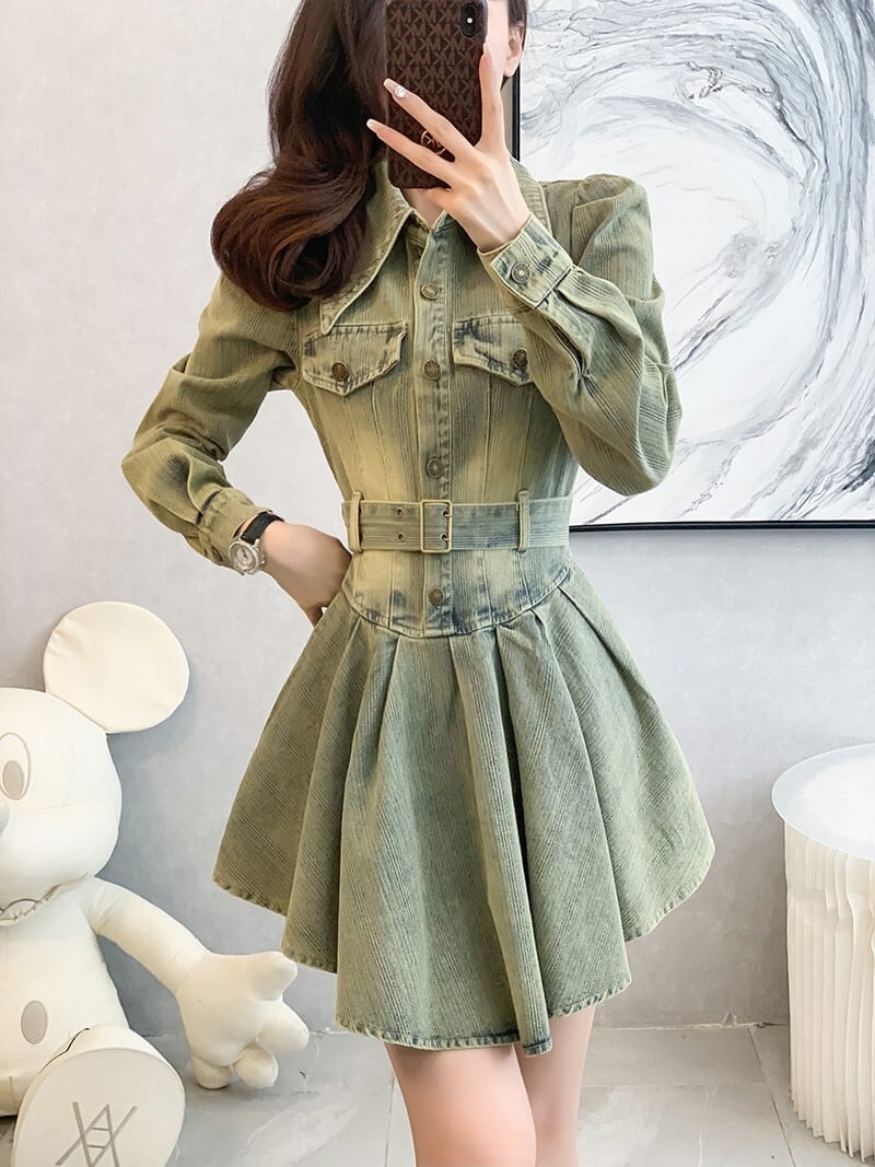 【dress】デニムワンピース　M20992