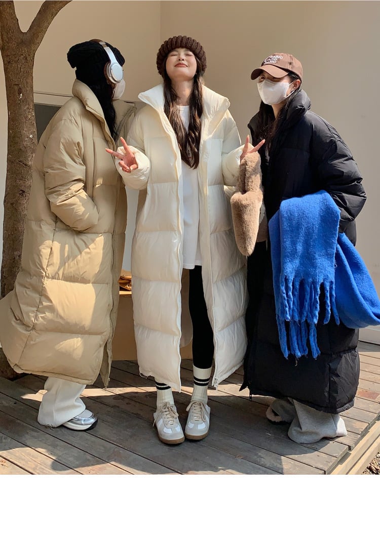 【outer】ロング丈カラーダウン　M20187