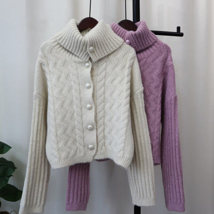 【outer】ニットカーデ　M28630