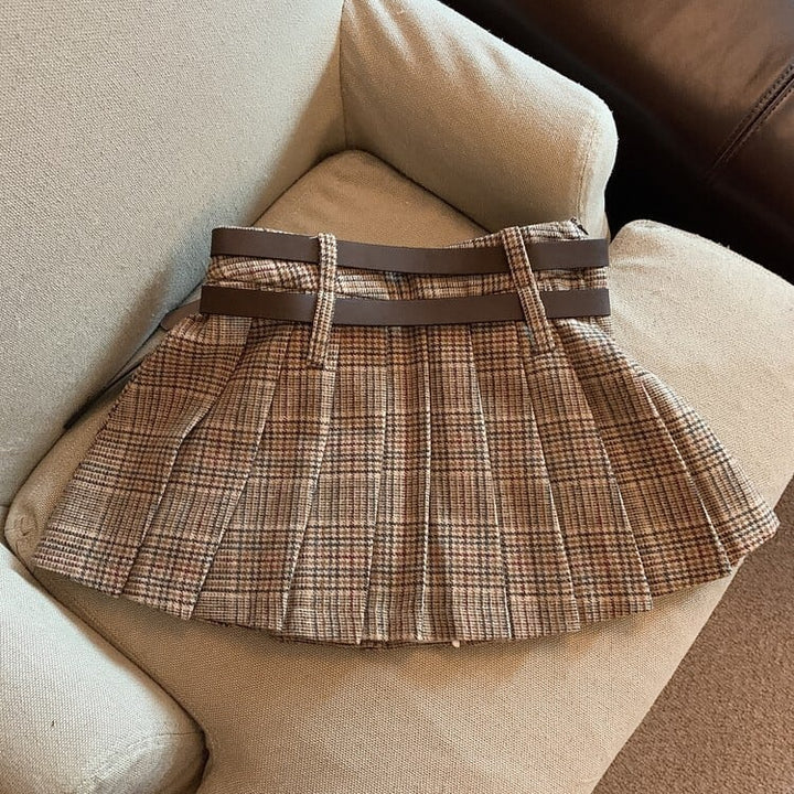 【bottoms】プリーツスカート　M27357