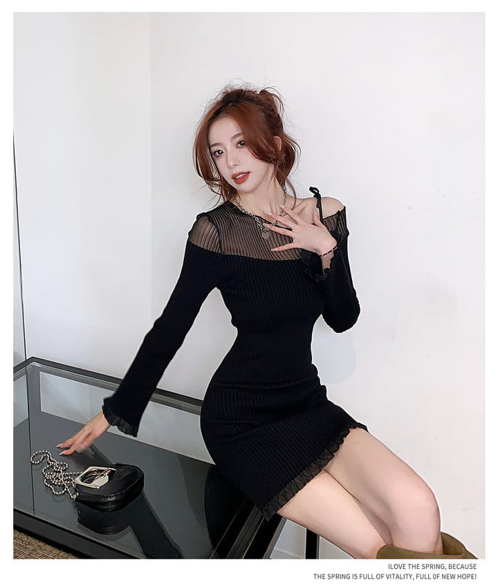 【dress】オフショルダーワンピース　M20182