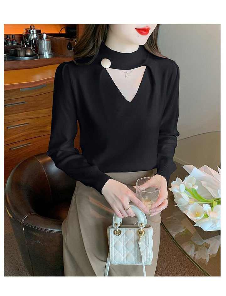 【tops】ニットトップス　M18854