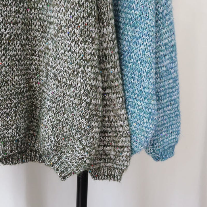 【tops】クルーネックニットセーター　M17997