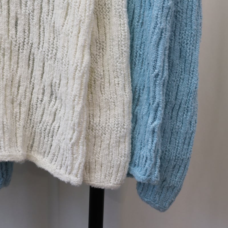 【tops】カットワークニットセーター　M25527