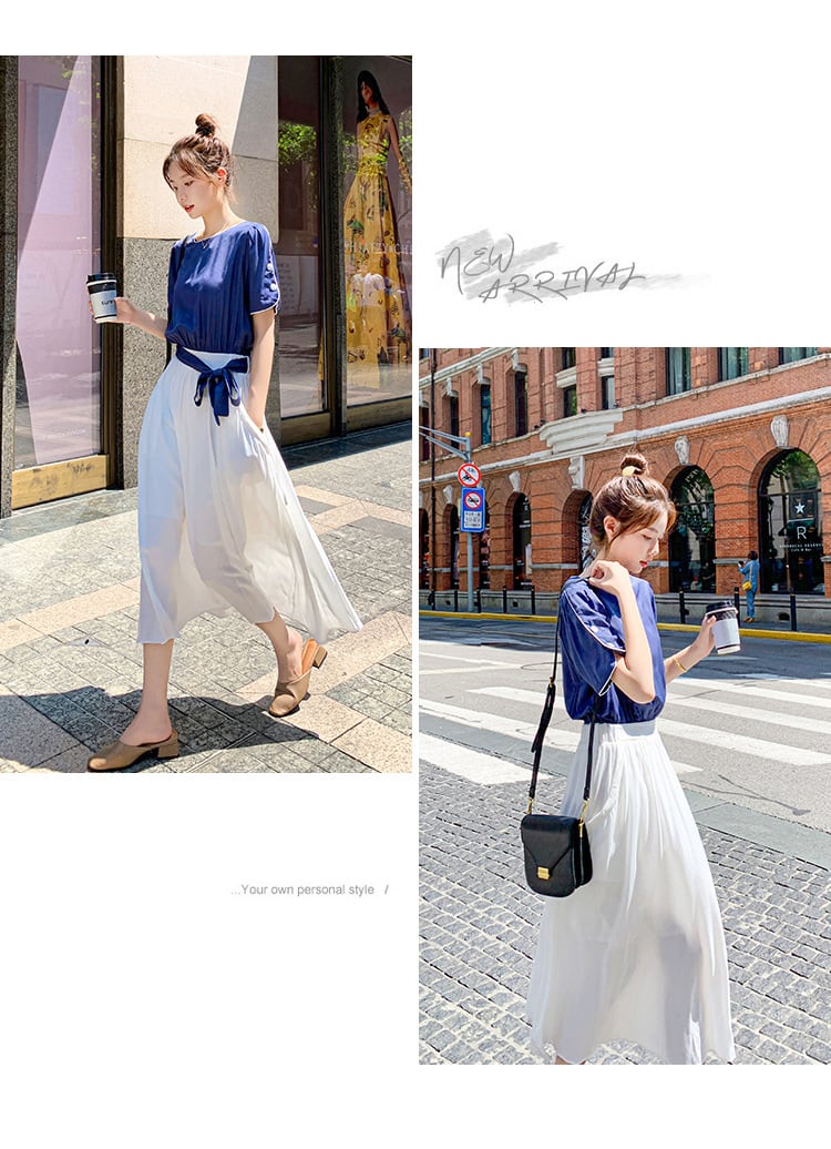 【dress】人気上昇中 エレガント切り替えデートワンピース　M16820