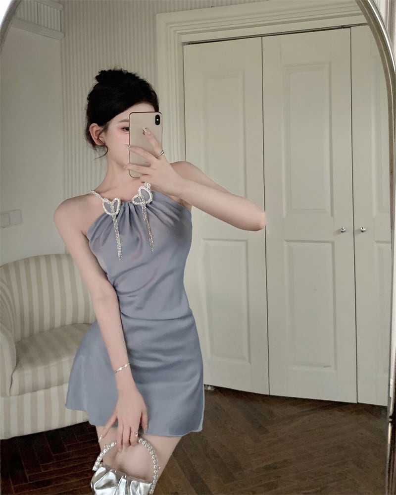 【dress】ホルターネックワンピース　M24405